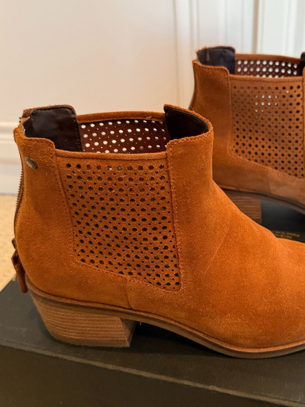 Cole Haan Suede Boots (Camel/Tan) - like new